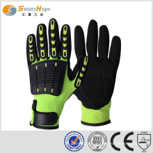 Sunnyhope mechanische Arbeitshandschuhe Sicherheitshandschuhe TPR Handschuhe